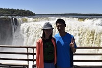 イグアスの滝にて